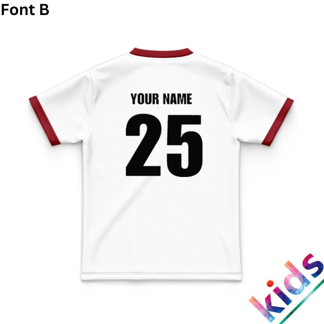 British & Irish Lions 2025 Kids White Training Jersey