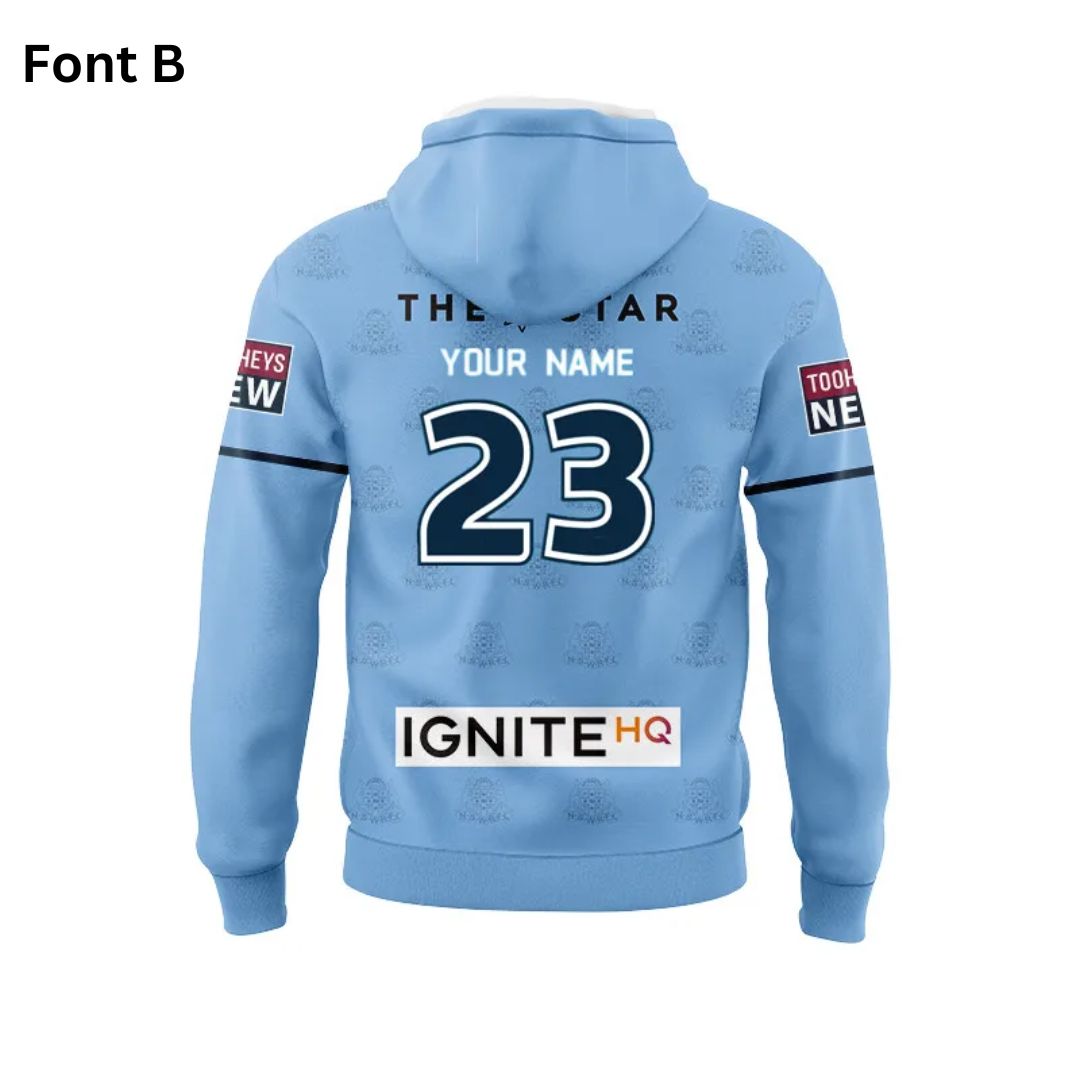 NSW Blues State Of Origin 2023 Kids Home Hoodie