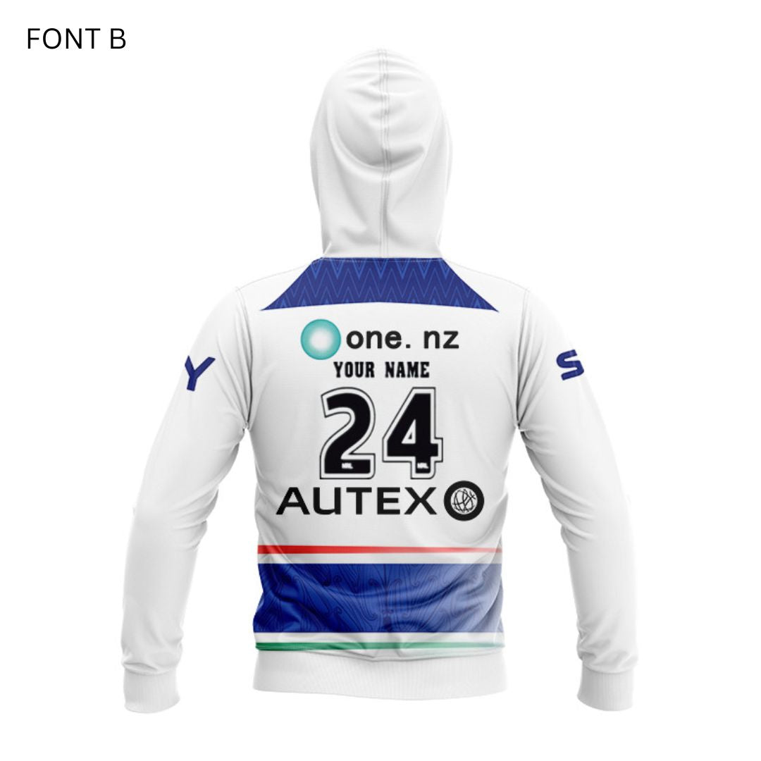 New Zealand Warriors 2024 Away Hoodie with Zipper