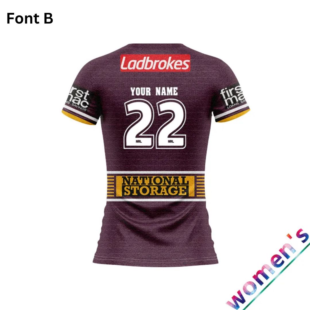 Brisbane Broncos 2022 Women's Home Shirt