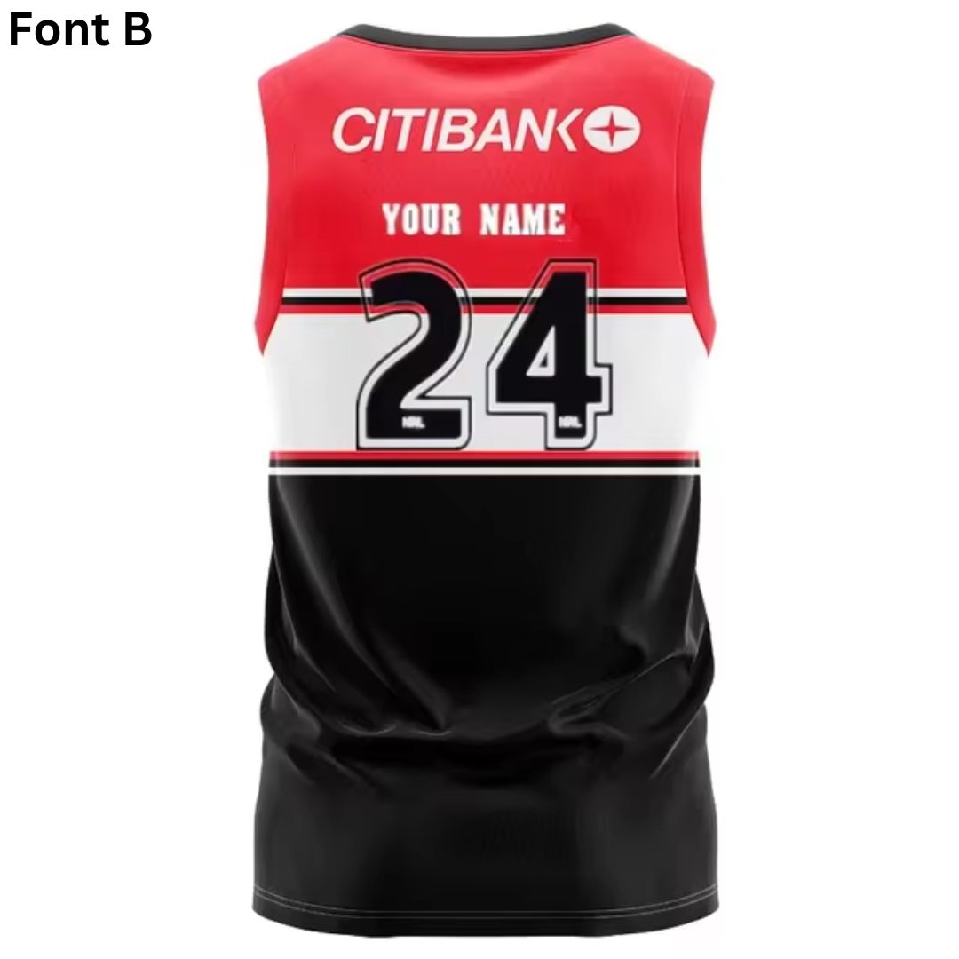 North Sydney Bears 1994 Retro Singlet