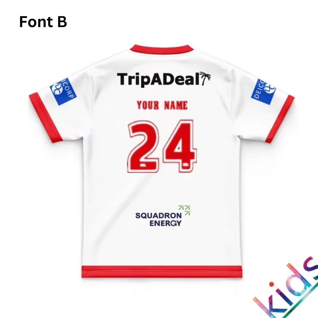 St George Illawarra Dragons 2024 Kids ANZAC Commemorative Jersey