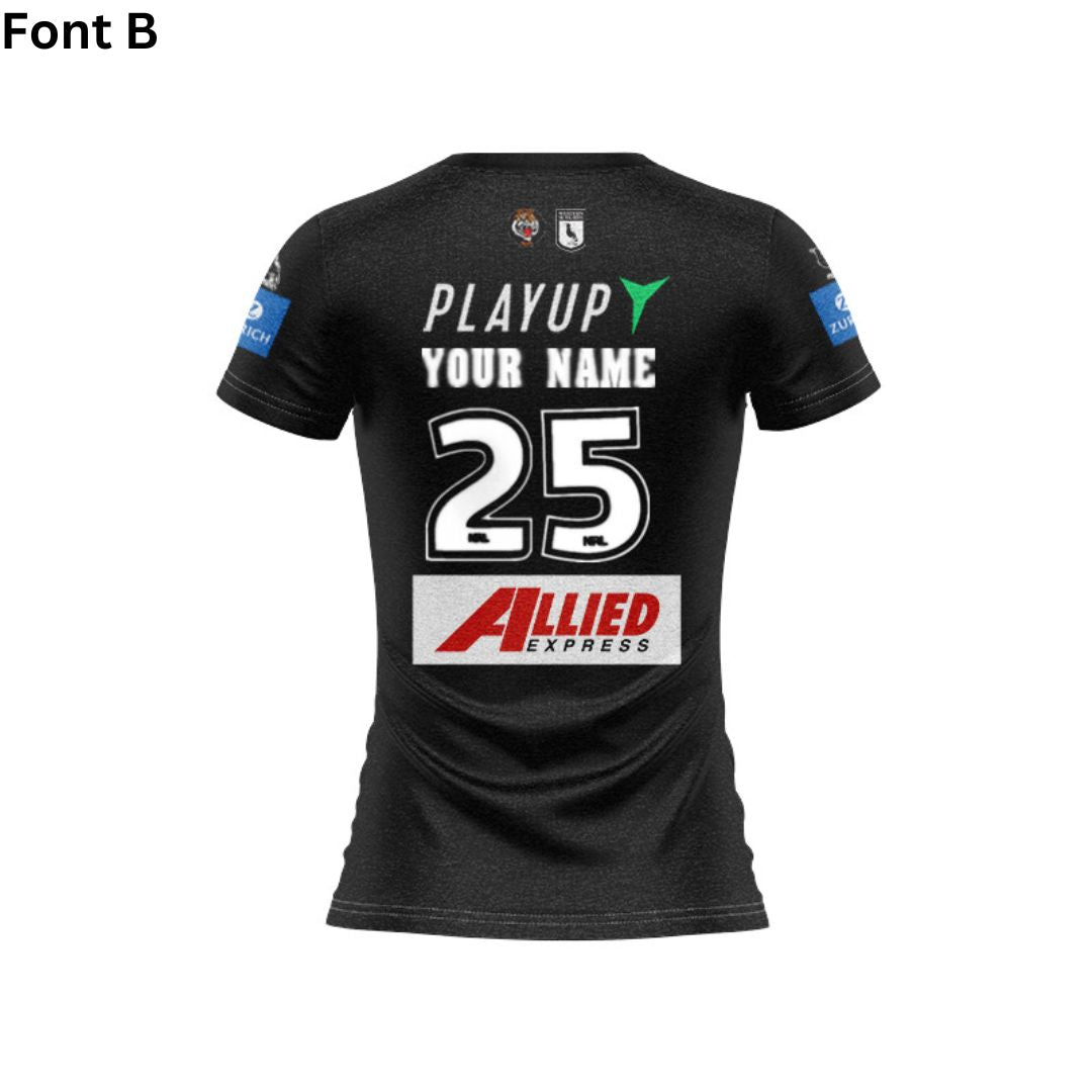 Wests Tigers 2025 Women's Home Shirt