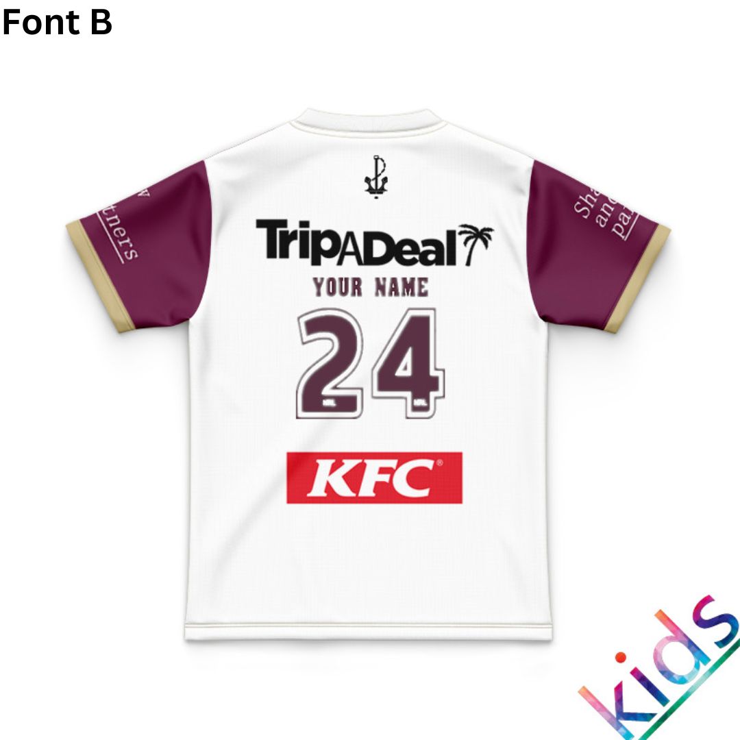 Manly Warringah Sea Eagles 2024 Kids ANZAC Jersey