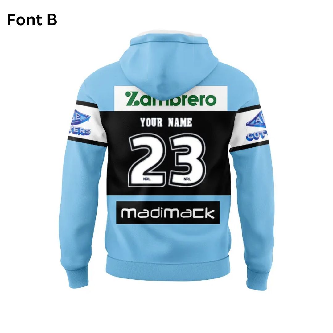 Cronulla Sutherland Sharks 2024 Kids Home Hoodie