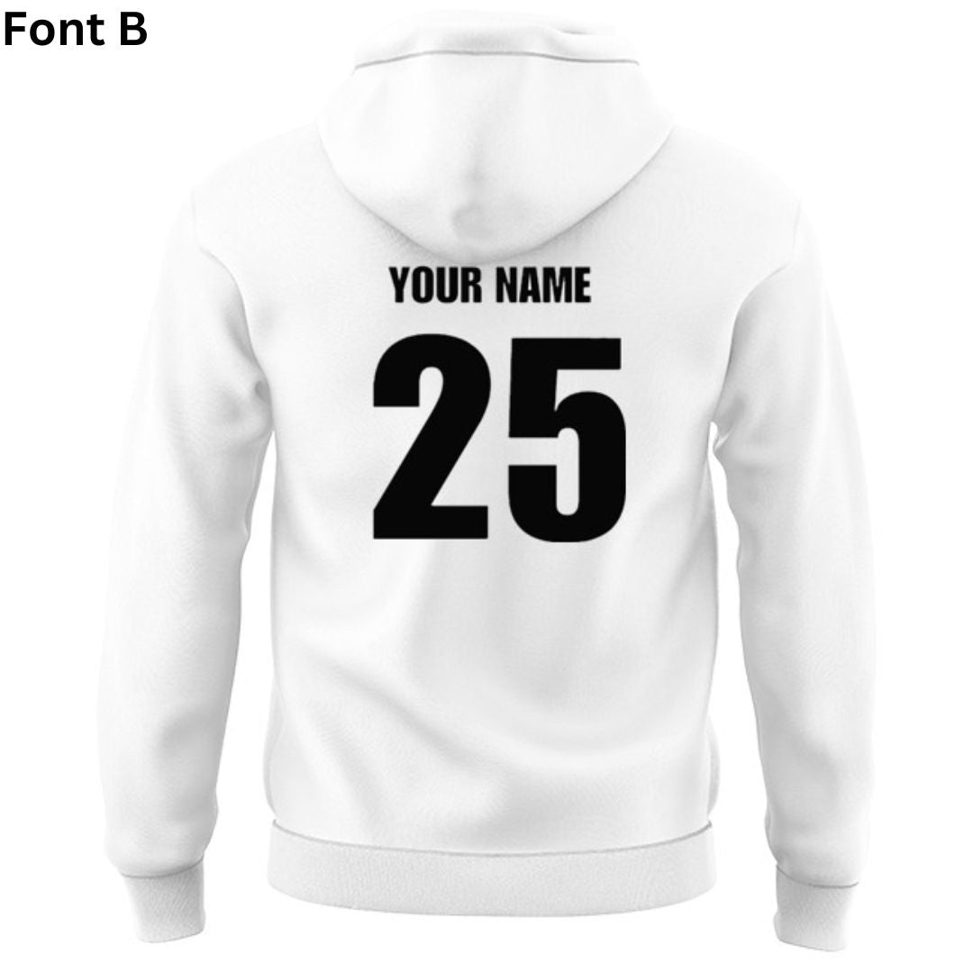 British & Irish Lions 2025 White Training Hoodie