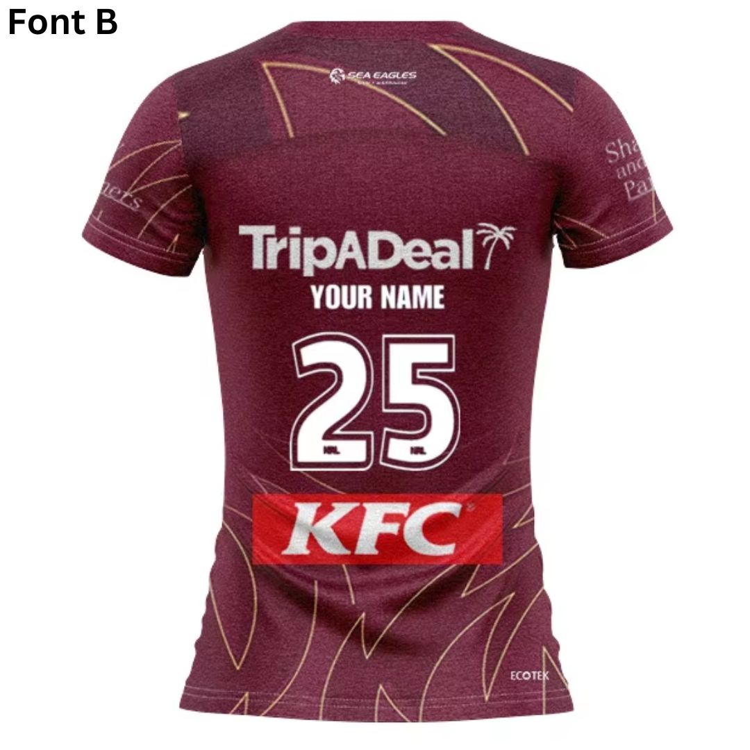 Manly Warringah Sea Eagles 2025 Women's Training Shirt