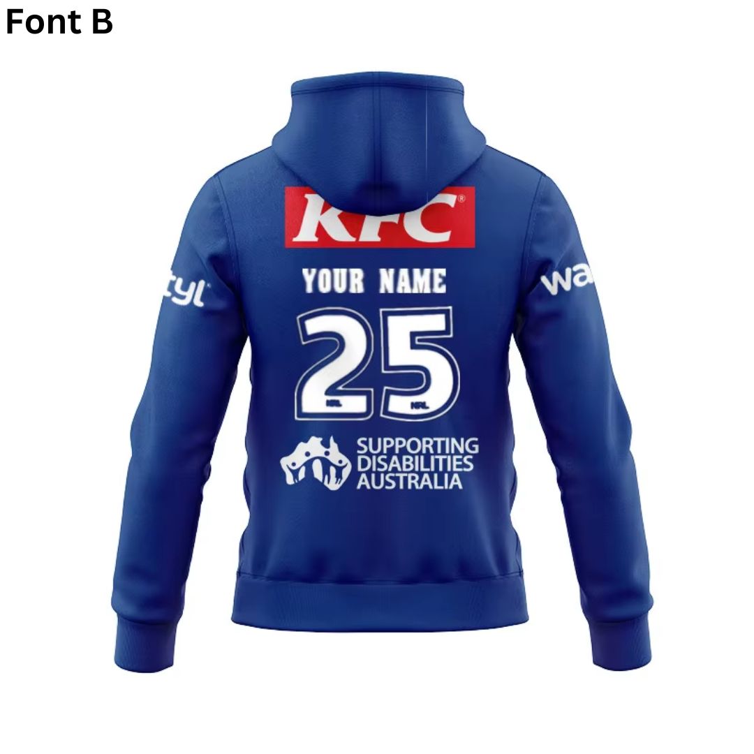 Canterbury Bankstown Bulldogs 2025 Away Hoodie with Zipper
