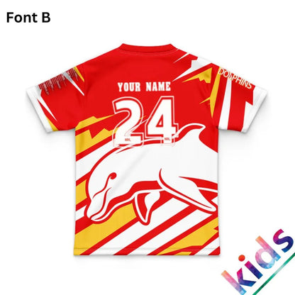 Redcliffe Dolphins 2024 Kids Iginition Fishing Jersey