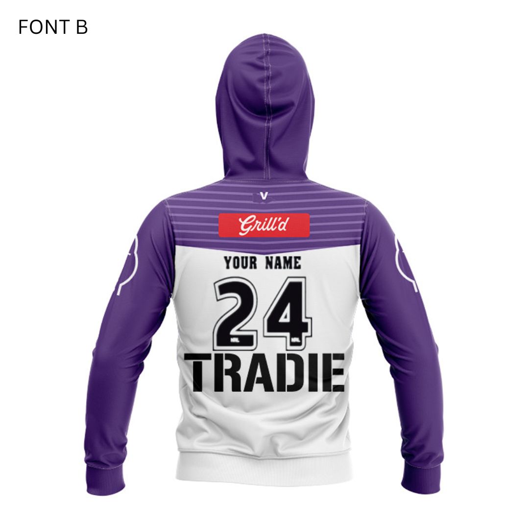 2024 Melbourne Storm Away Hoodie With Zipper
