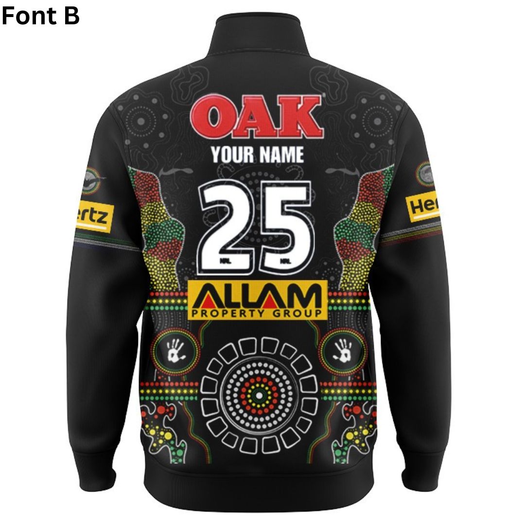 Penrith Panthers 2025 Indigenous Jacket with Zipper