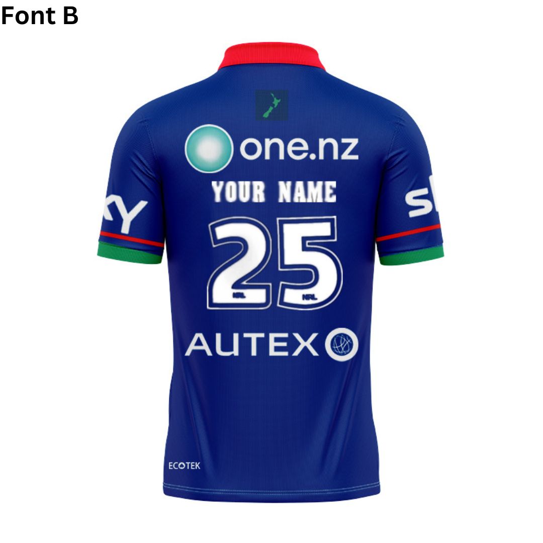 New Zealand Warriors 2025 Home Polo Shirt