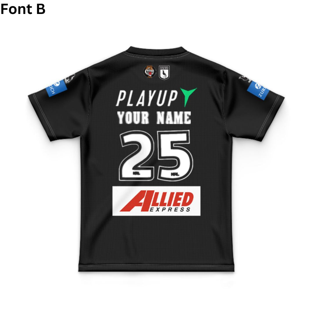 Wests Tigers 2025 Kids Home Jersey