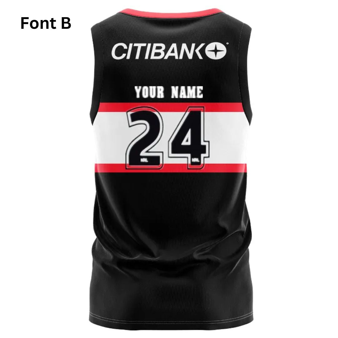 North Sydney Bears 1992 Retro Singlet