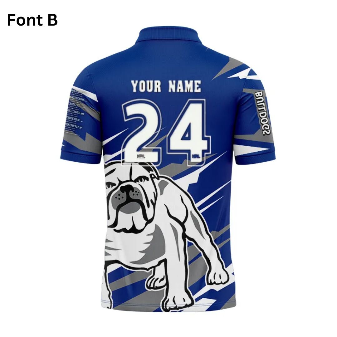 Canterbury Bankstown Bulldogs 2024 Ignition Fishing Polo Shirt