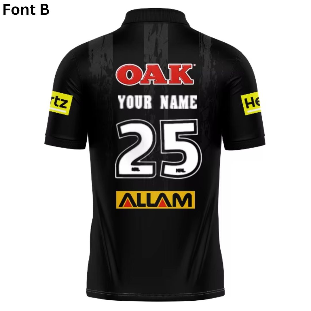 Penrith Panthers 2025 Dark Training Polo Shirt