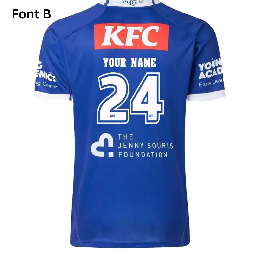 2024 Canterbury Bankstown Bulldogs Away Jersey (1-7 Business Days)