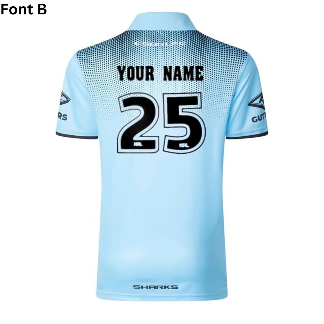 Cronulla Sutherland Sharks 2025 Polo Shirt