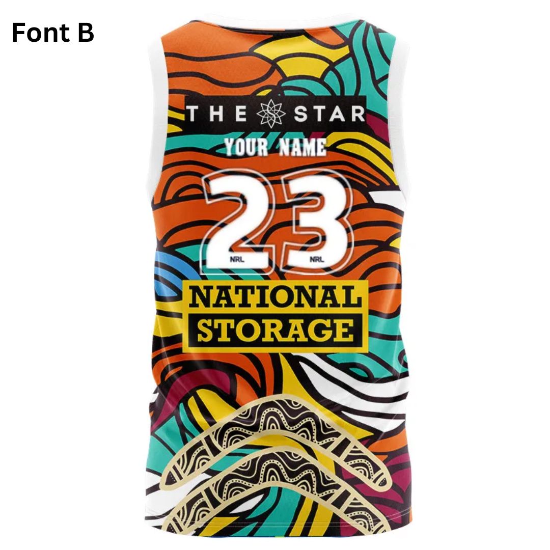 Brisbane Broncos 2023 Indigenous Singlet