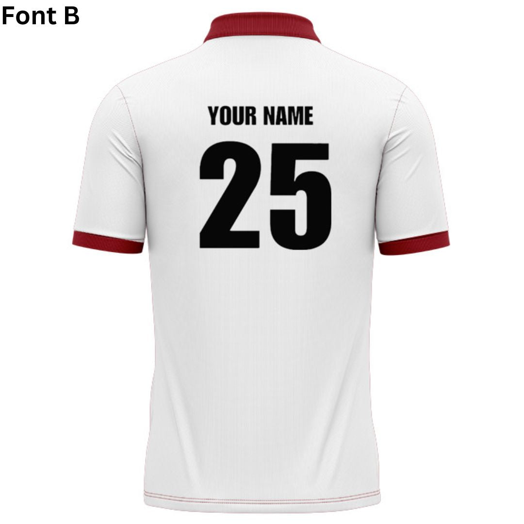 British & Irish Lions 2025 White Training Polo Shirt