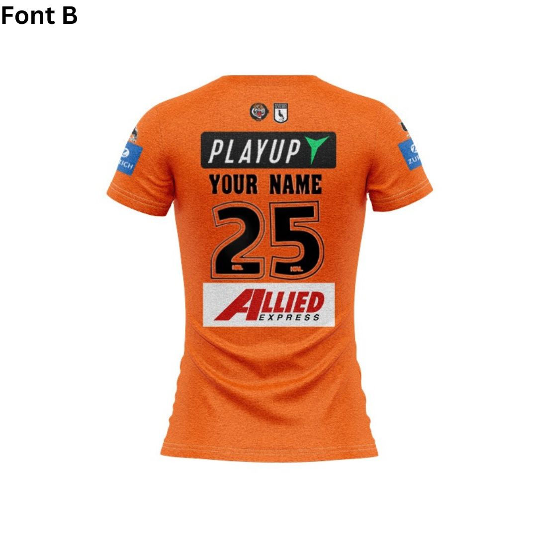 Wests Tigers 2025 Women's Away Shirt