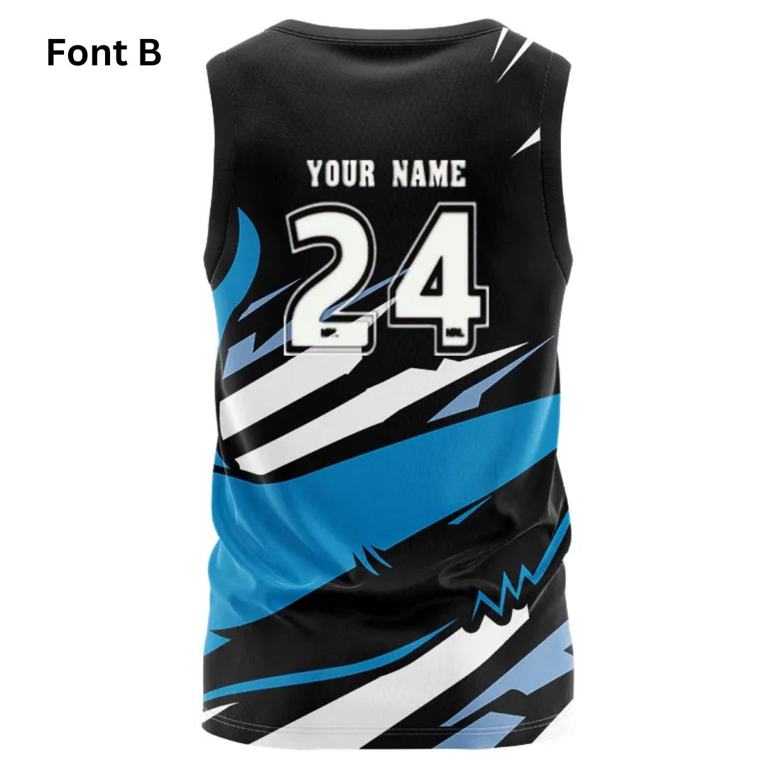 Cronulla Sutherland Sharks 2024 Ignition Fishing Singlet