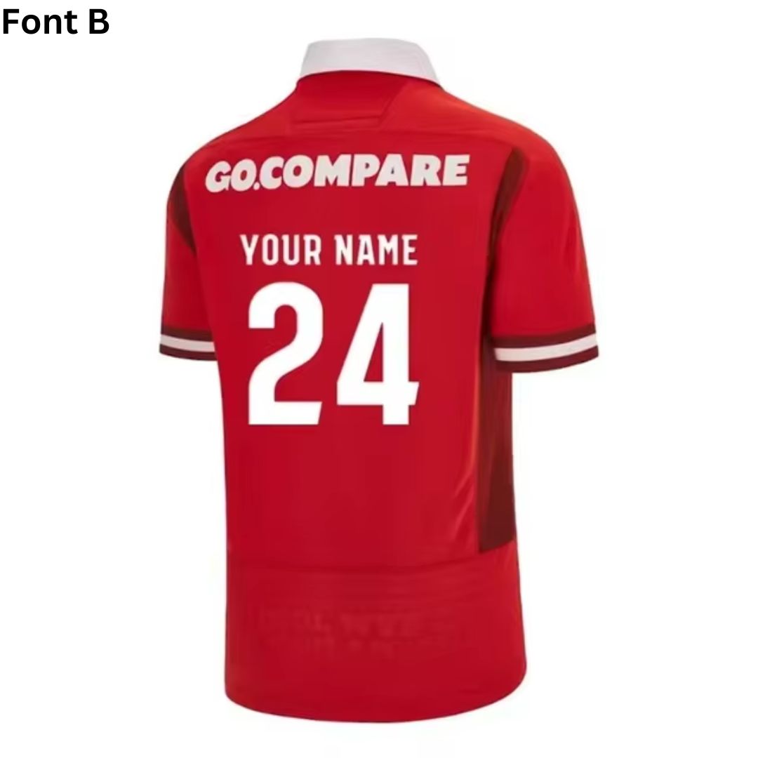 Wales Dragons Rugby 2024 Home Jersey