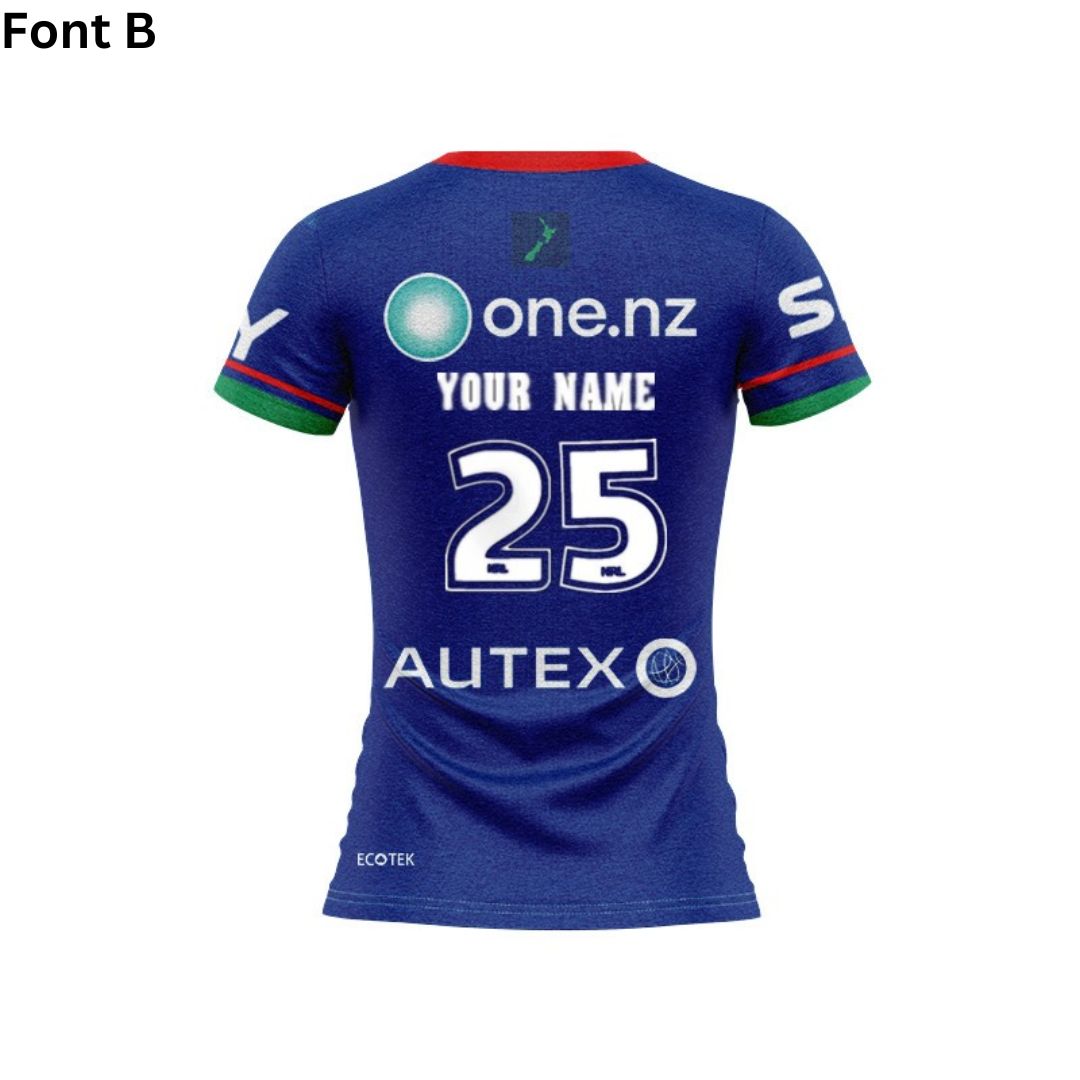 New Zealand Warriors 2025 Women's Home Shirt