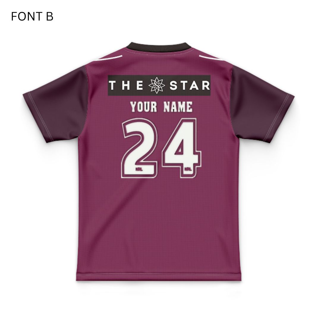 Brisbane Broncos 2024 Kids Training Jersey