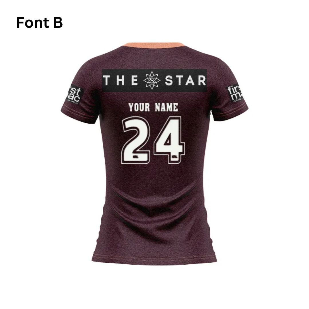 Brisbane Broncos 2024 Women's Sunstone Training Shirt