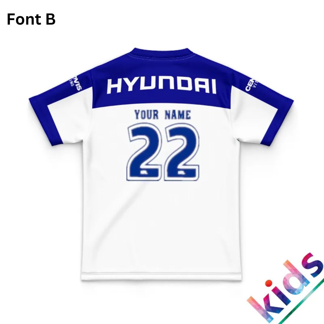 Canterbury Bankstown Bulldogs 1995 Kids Retro Jersey