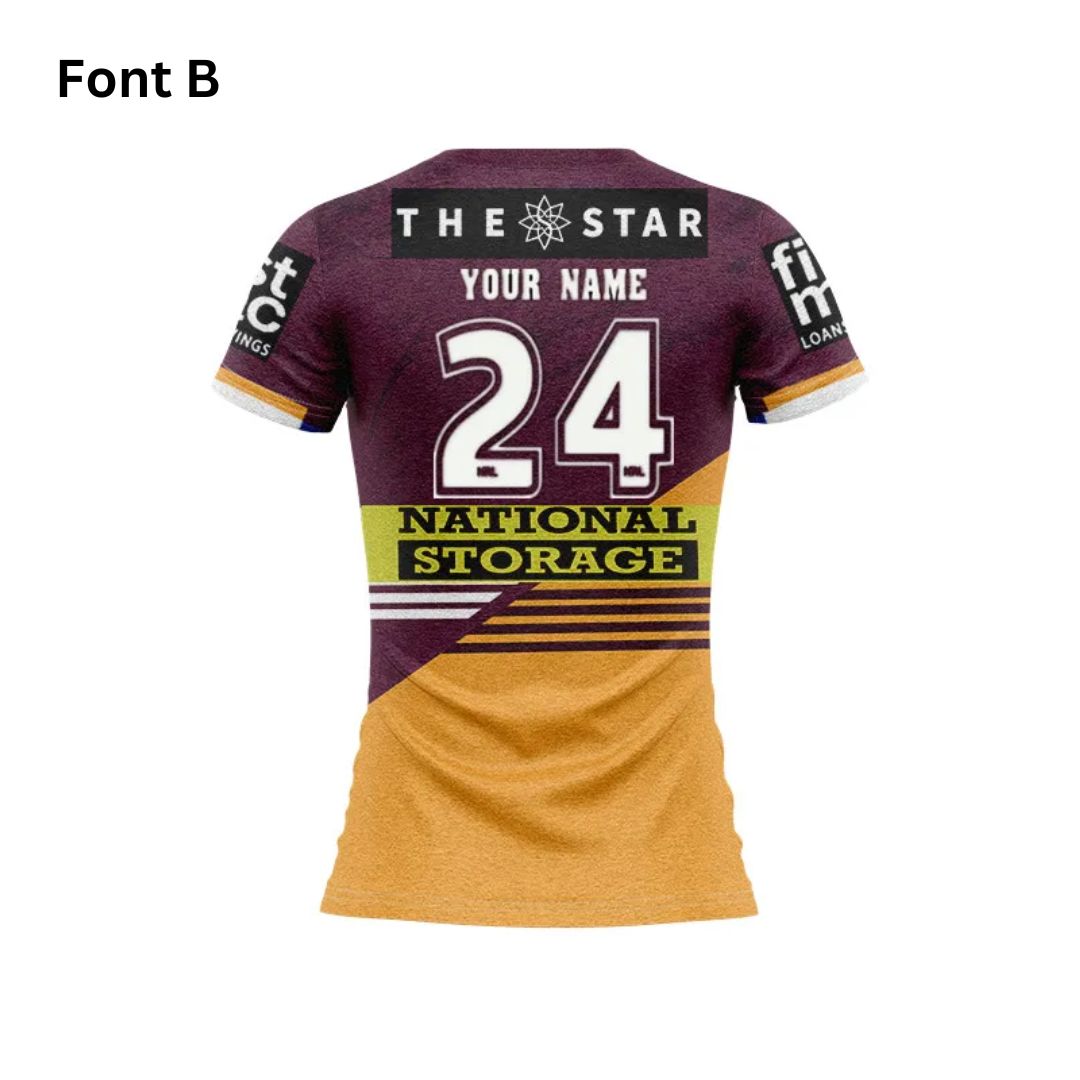 Brisbane Broncos 2024 Women's Home Shirt