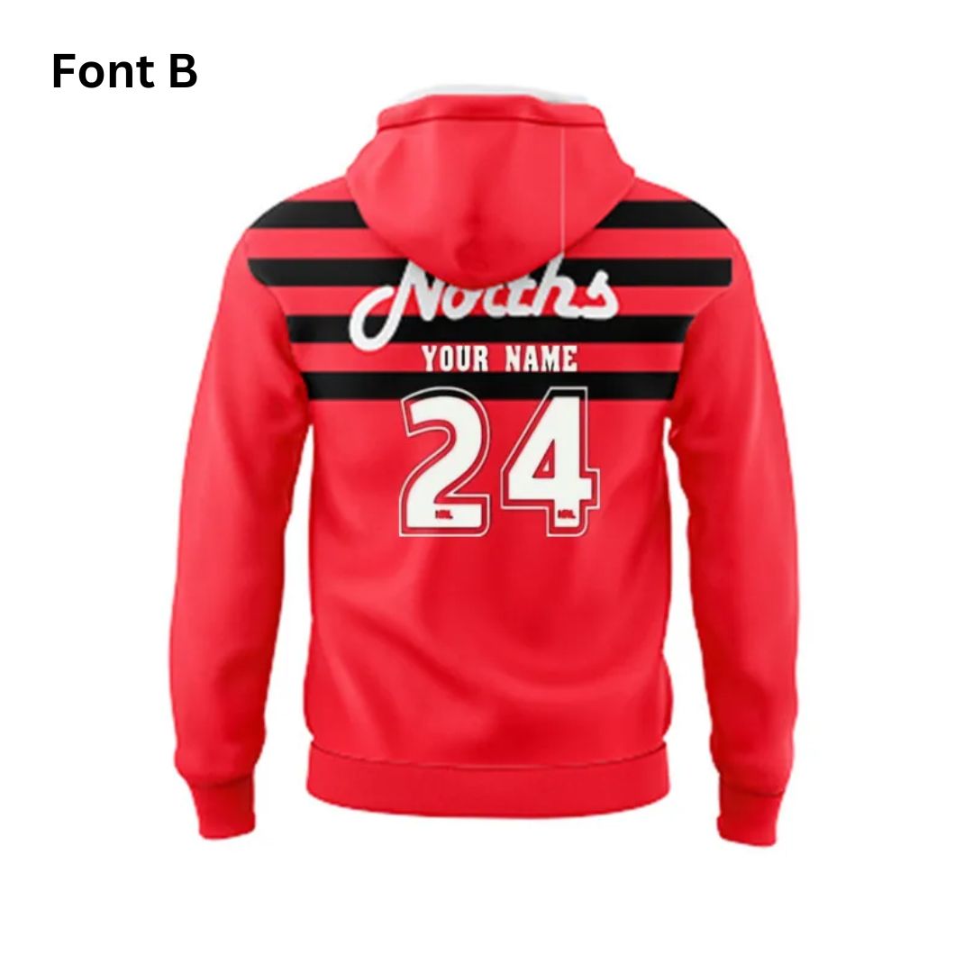 North Sydney Bears 1991 Retro Hoodie With Zipper