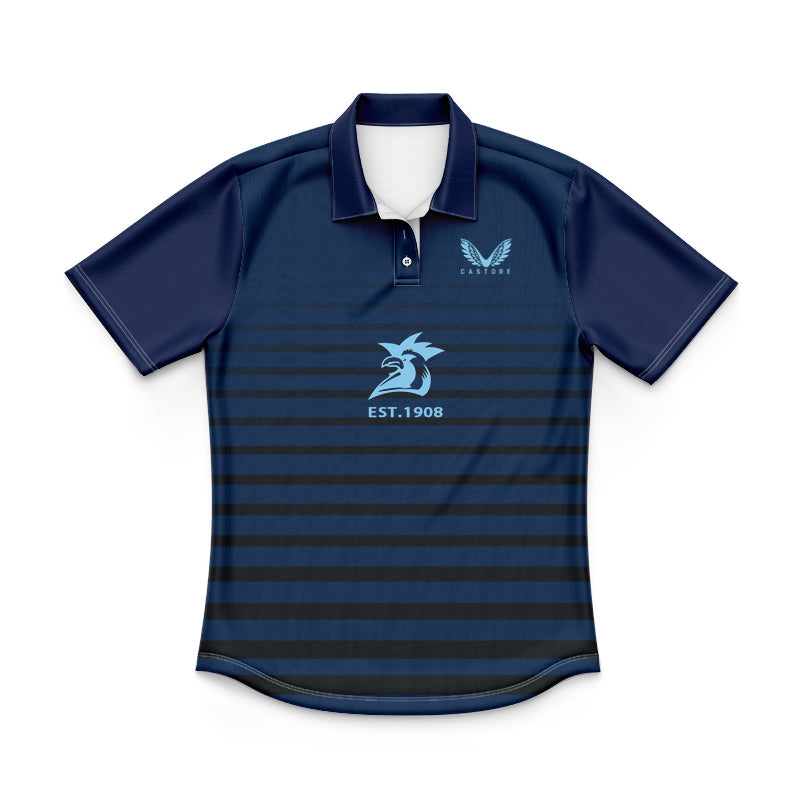 Sydney Roosters 2025 Kids Warm Up Polo Shirt