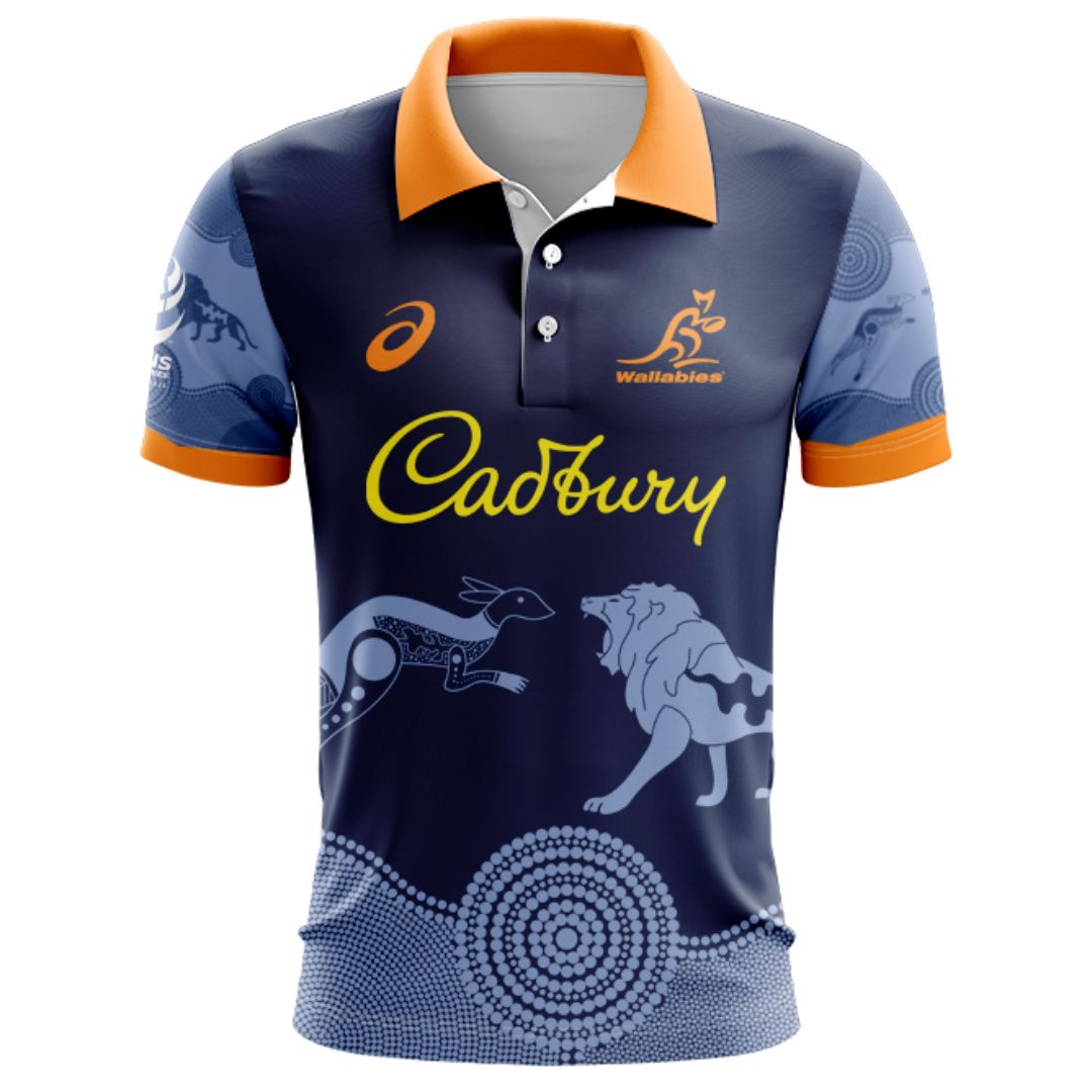 Australia Wallabies 2024 Lions Tour Polo Shirt