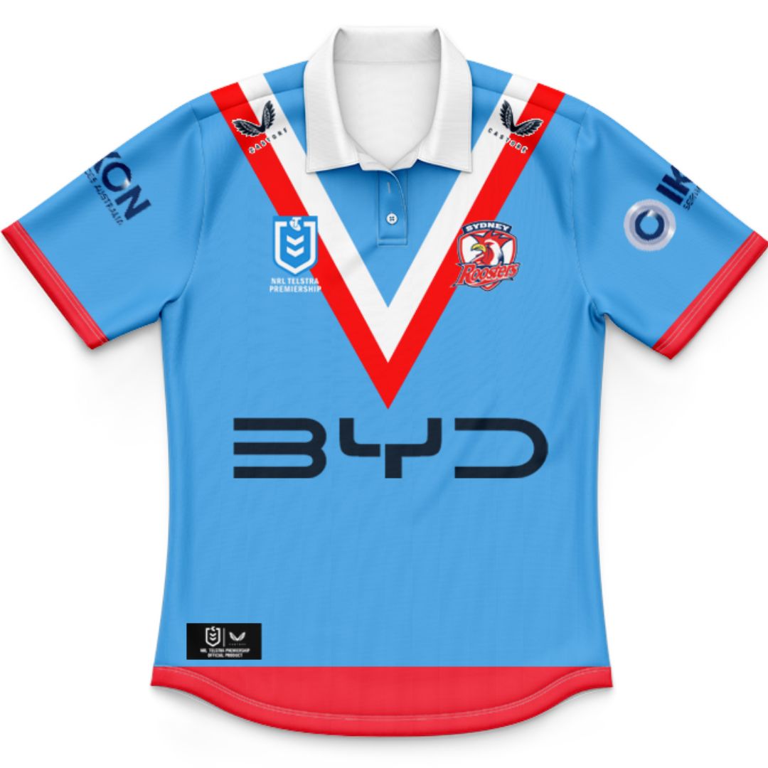 Sydney Roosters 2025 Kids ANZAC Polo Shirt
