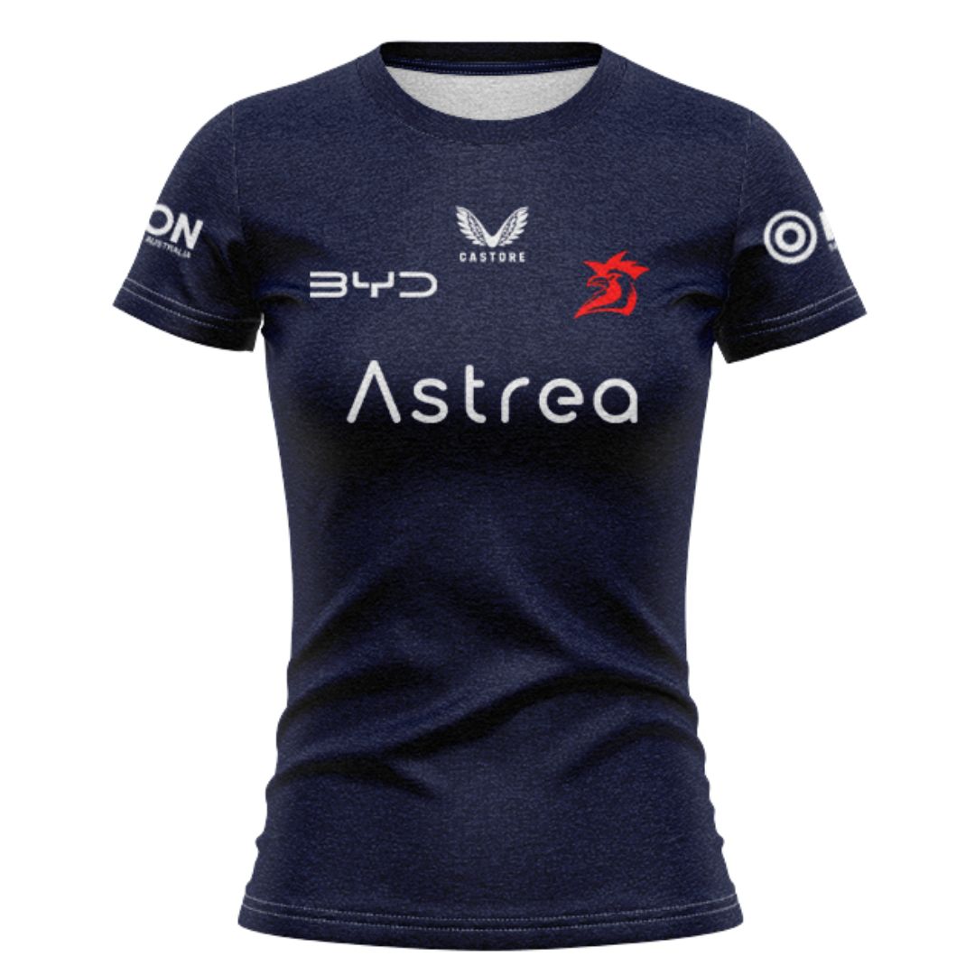 Sydney Roosters 2025 Women's Navy Blue Training Shirt