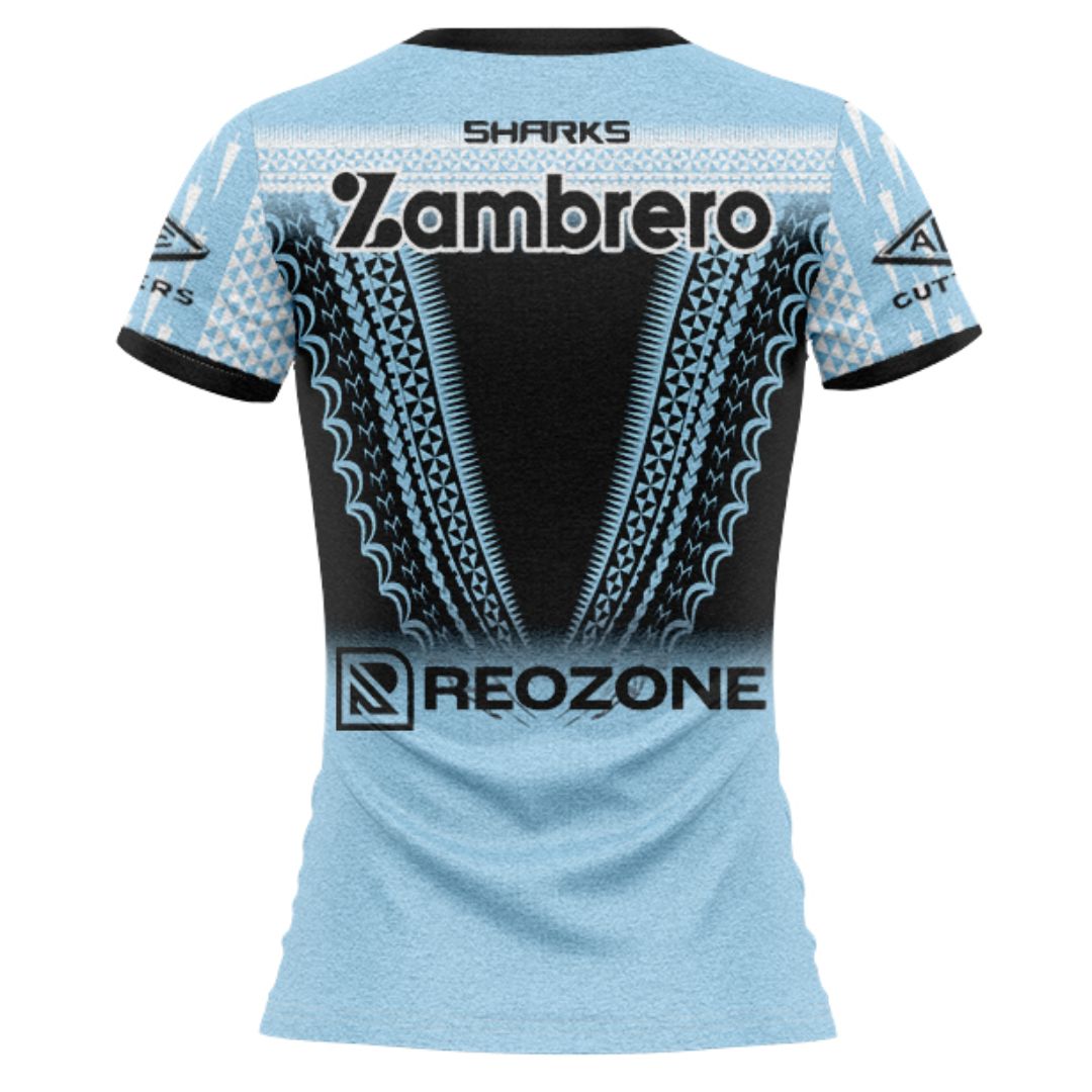 Cronulla Sutherland Sharks 2025 Women's Pasifika Shirt