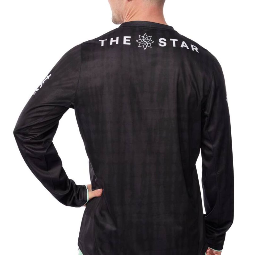 Brisbane Broncos 2025 Long Sleeve Black Training Shirt