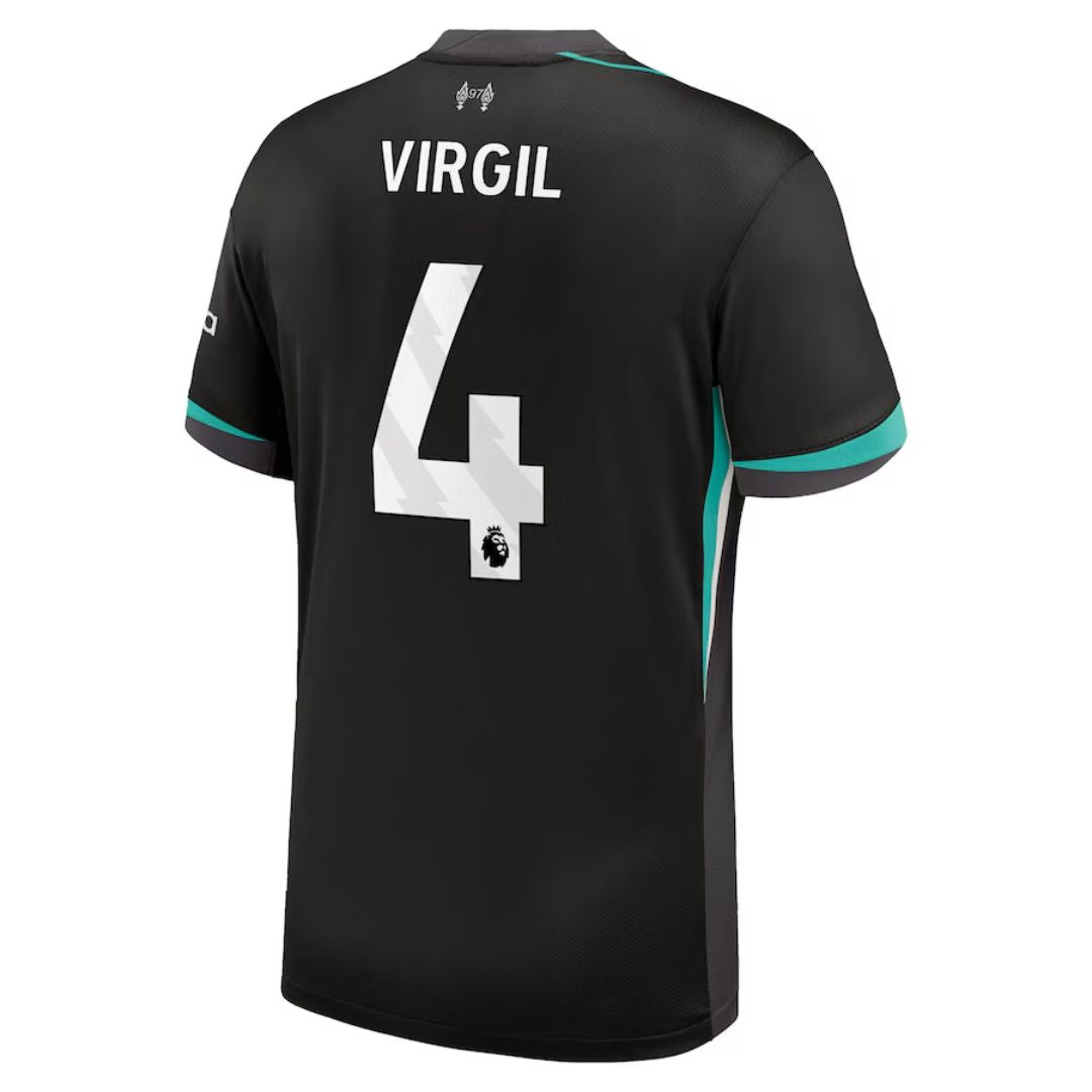 Liverpool 2024/25 Virgil #4 Away Jersey Shirt