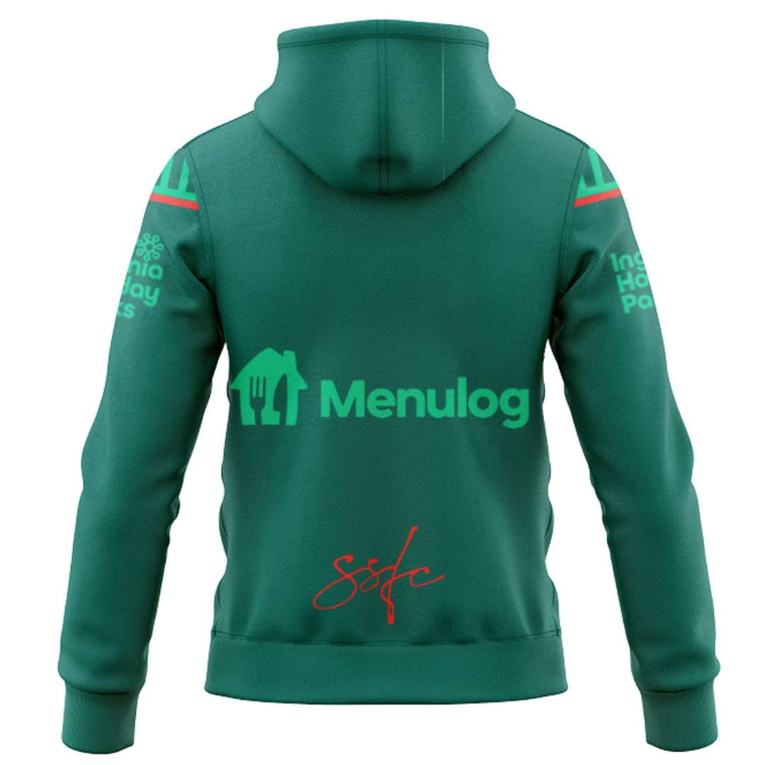 South Sydney Rabbitohs 2025 Captains Run Hoodie with Zipper