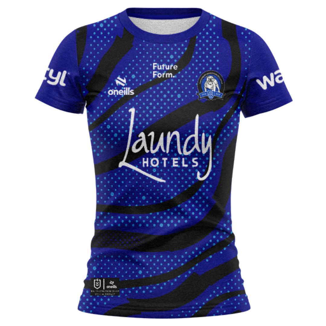 Canterbury Bankstown Bulldogs 2025 Women's Blue Training Shirt
