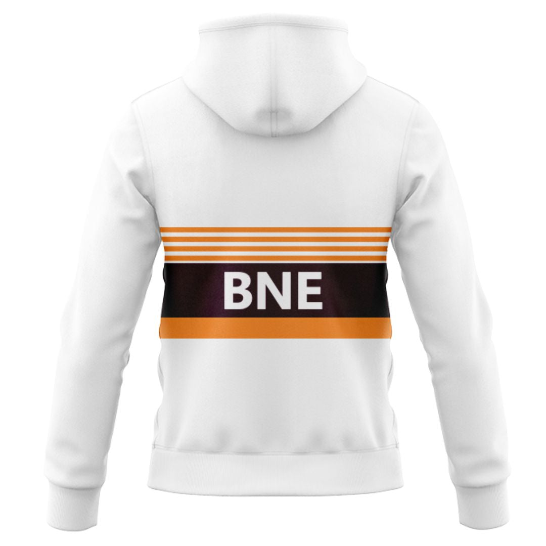 Brisbane Broncos 2025 Run Out Hoodie with Zipper