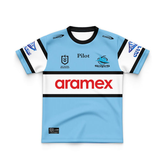 Cronulla Sutherland Sharks 2025 Kids Home Jersey