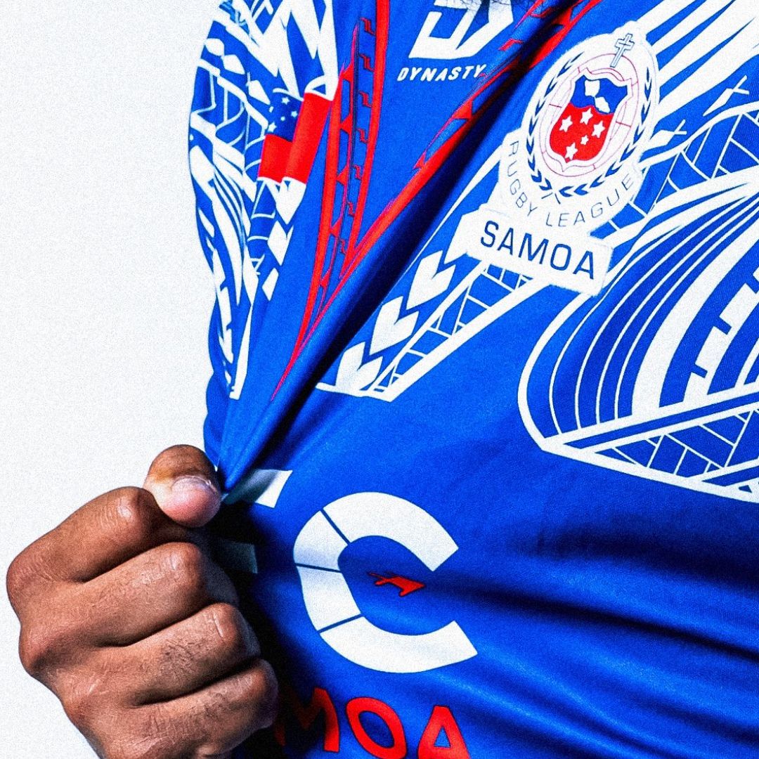 Toa Samoa 2025 Rugby League Home Jersey