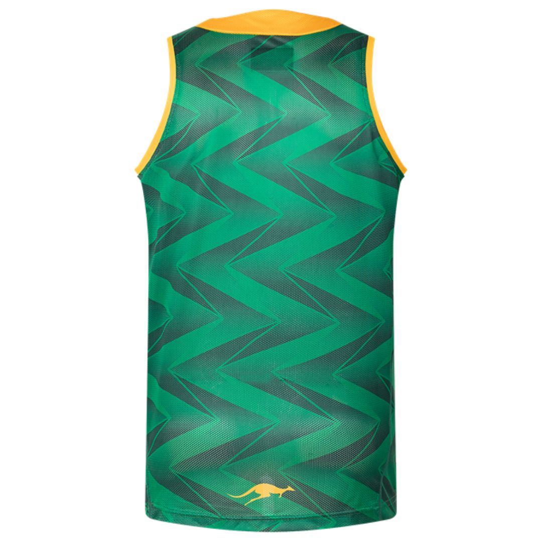 Australia Kangaroos 2024 Green Training Singlet