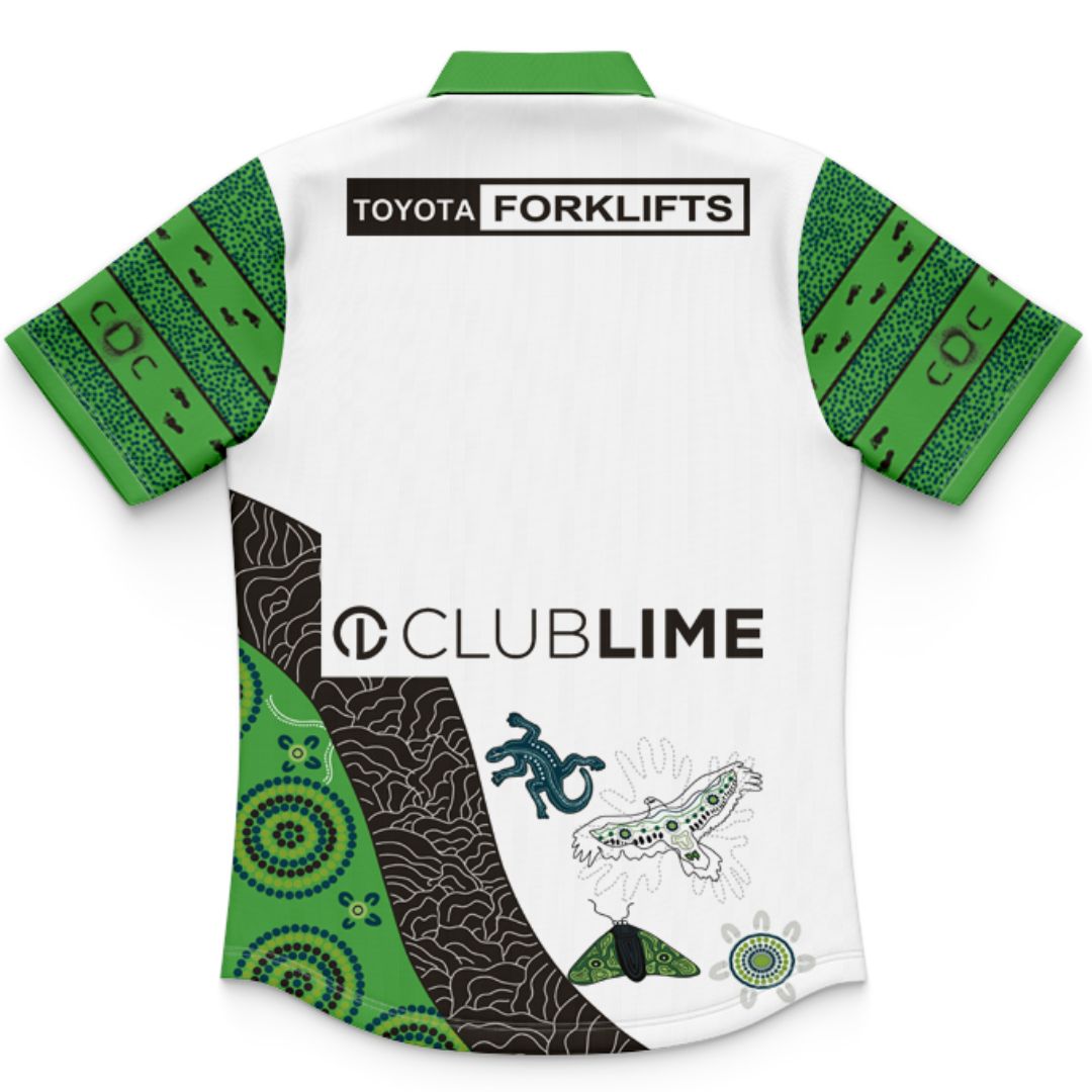 Canberra Raiders 2025 Kids Indigenous Polo Shirt