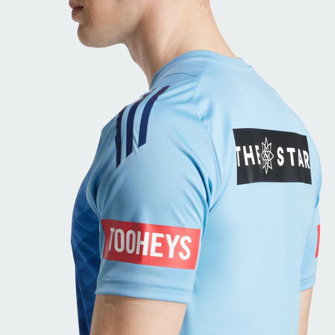 NSW Blues State Of Origin 2025 Light Blue Performance Shirt
