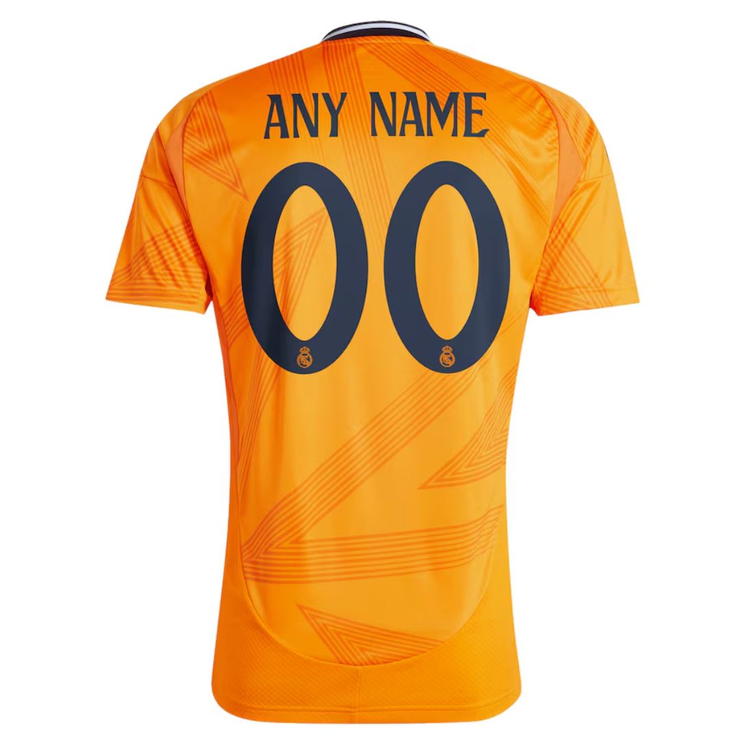 Real Madrid 2024/25 Away Jersey Shirt (Add Your Own Name & Number)