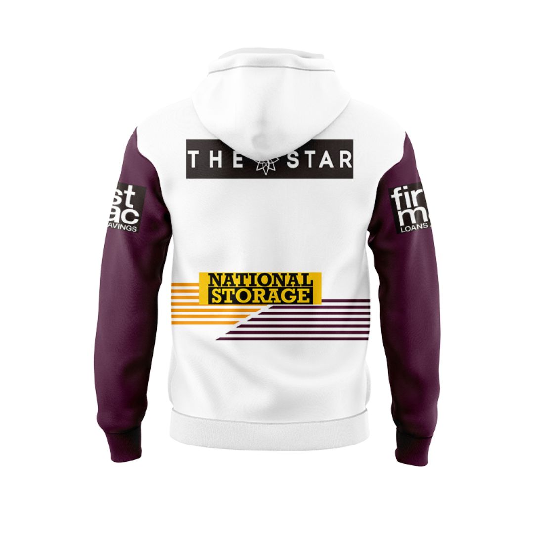 2024 Brisbane Broncos Away Hoodie